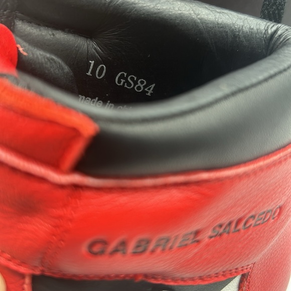 Gabriel Salcedo High Top Sneakers, Premium Leather size US 10 Limited Edition - Picture 9 of 12